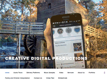 Tablet Screenshot of cdigproductions.com